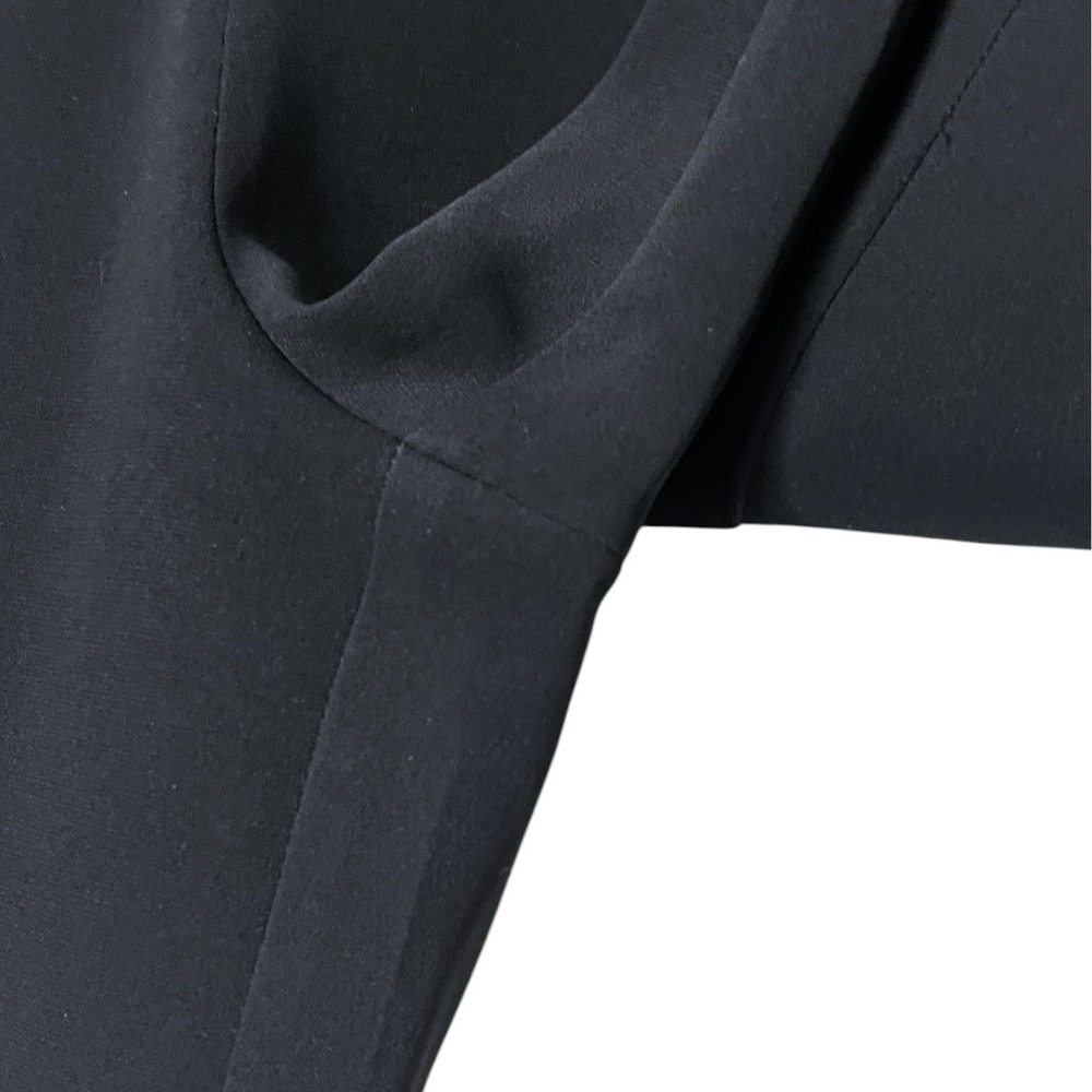 Cinq a Sept Brianne Pant Women's 0 Black Side Slit Office Tailored Minimal Chic - Picture 4 of 10